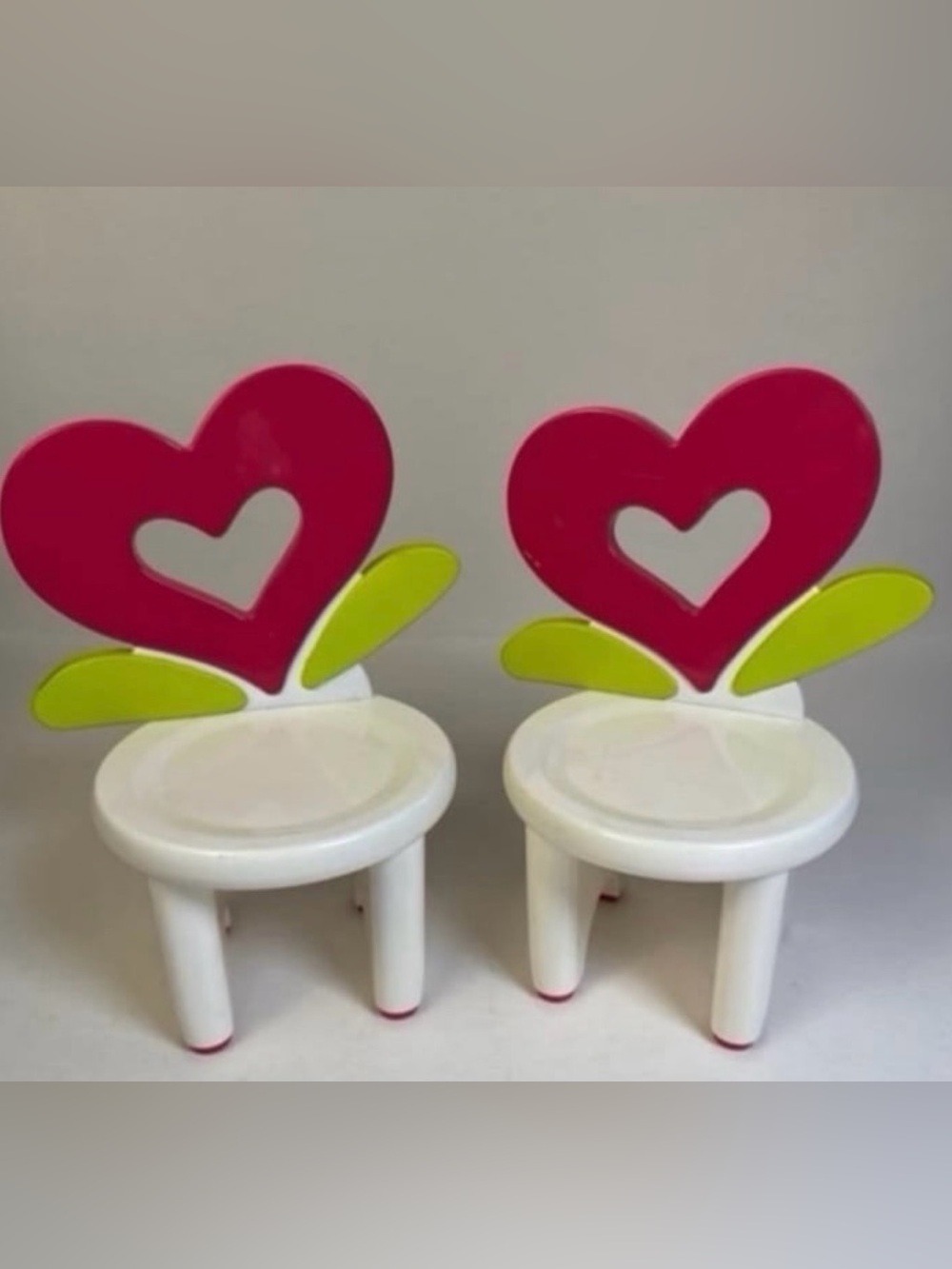 American Girl Bitty Baby Twins ART MUSIC PLAY TABLE chairs